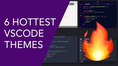 Top 6 Hottest VS Code Color Themes | #codingphase | Coding, Color themes, Web development