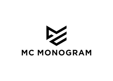 Premium Vector | Mc monogram logo design vector illustration