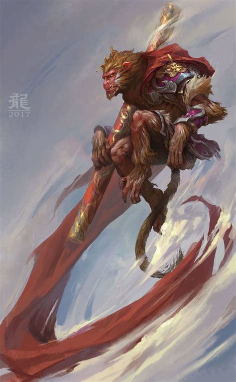 Sun Wukong, Zhilong Li on ArtStation at https://www.artstation.com ...