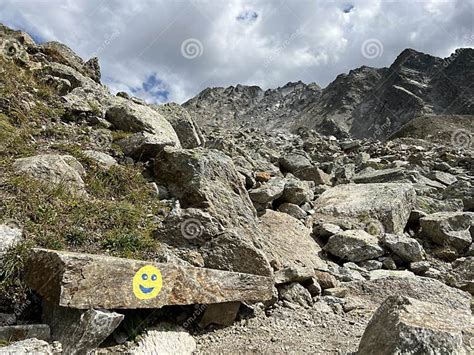 Hiking Trails or Mountaineering Routes of the Silvretta Alps Mountain Range and in the Swiss ...