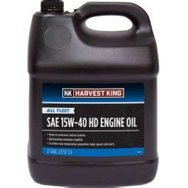 Harvest King SAE 15W-40 HD Engine Oil 2-Gallon D&B Supply