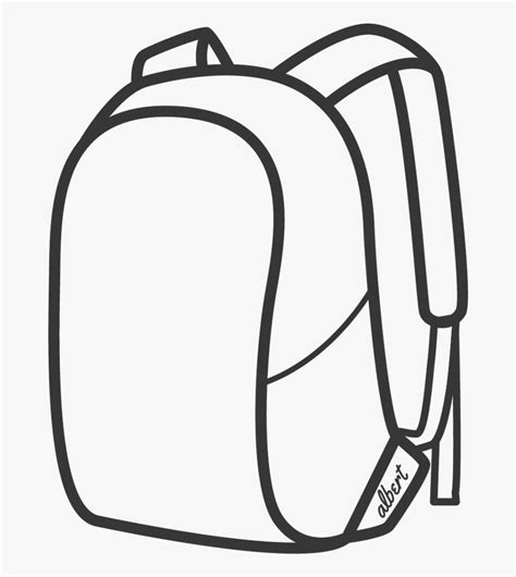 Albert Waterproof Backpacks - Clip Art Of Backpack , Free Transparent Clipart - ClipartKey