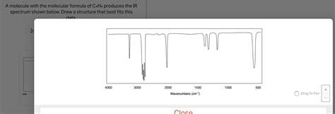 Solved A molecule with the molecular formula of C4H6 | Chegg.com