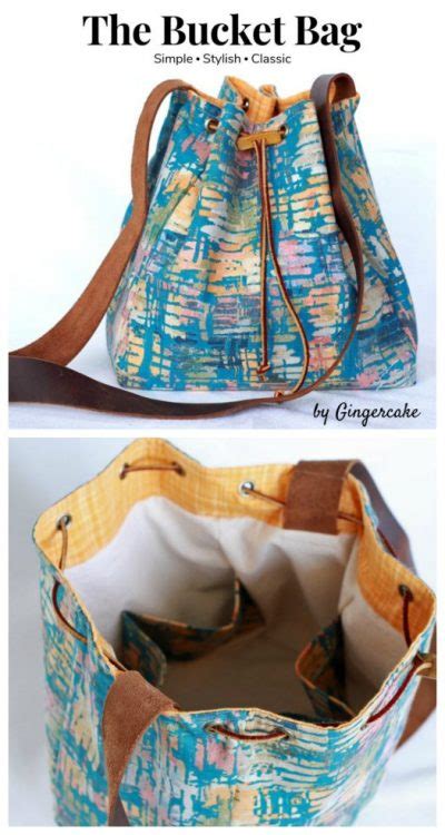 The Bucket Bag Sewing Pattern - Sew Modern Bags