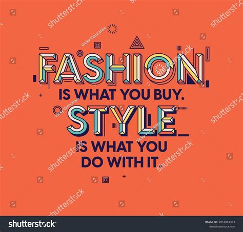 Fashion Modern Typography Design Geometrical Style Stock Vector (Royalty Free) 2051061353 ...