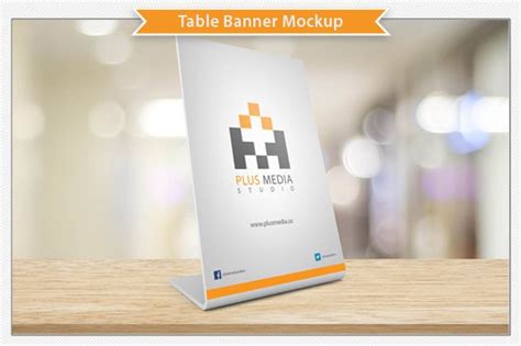 Table Banner Mockup – MasterBundles