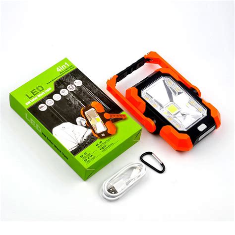 Solar-powered Camping Light 4 in 1 Solar Power Bank