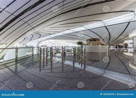 Beijing Daxing International Airport Terminal Editorial Stock Photo ...