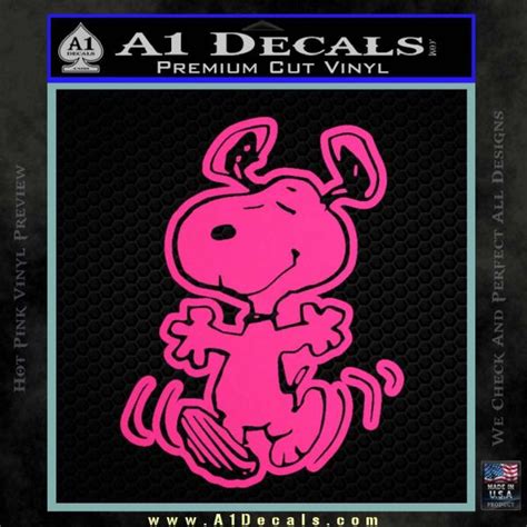 Snoopy Dance Decal Sticker » A1 Decals