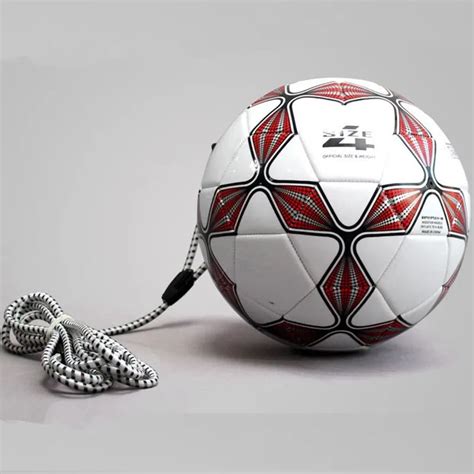 Actearlier Hot Sale Size4 Football Beginner Training Soccer Ball With Rope Campus Students ...