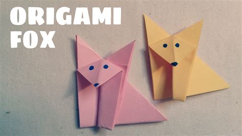 Origami fox tutorial - rodenclassifieds