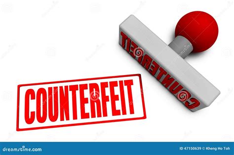 Counterfeit Stamp Stock Illustration - Image: 47150639