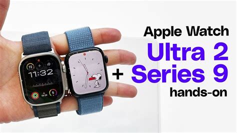 Apple Watch Ultra 2 and Series 9 hands-on - YouTube