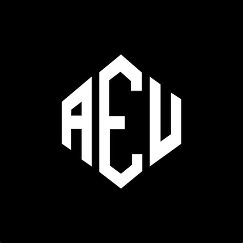 Premium Vector | Aeu letter logo design with polygon shape aeu polygon and cube shape logo ...