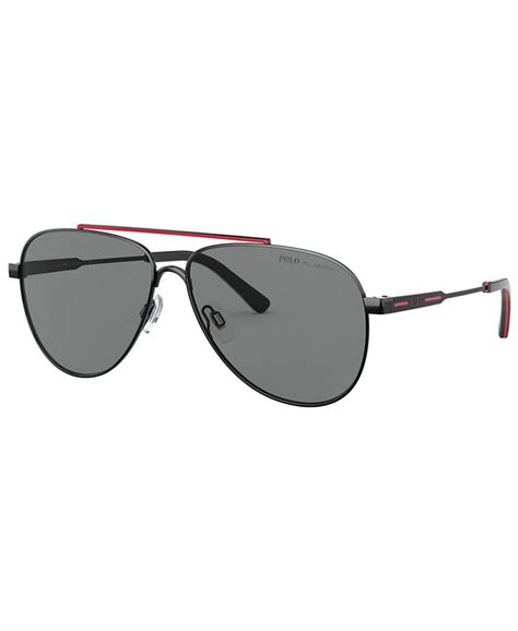 Polo Ralph Lauren Men's Polarized Sunglasses, PH3126 - Macy's