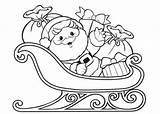 Free Santa Coloring Pages For Download  sketch template