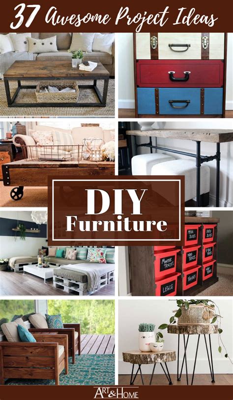 37 Awesome DIY Furniture Projects for Your Home | Art & Home