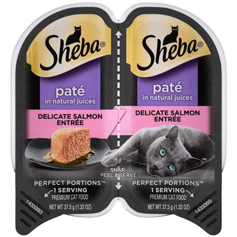 Sheba Perfect Portions Premium Wet Cat Food, Salmon - SHE11021 | Blain ...