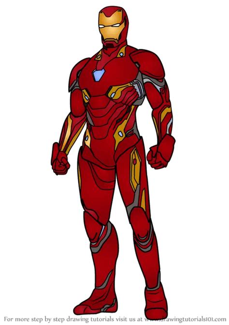 How to Draw Iron Man from Avengers - Infinity War (Avengers: Infinity ...