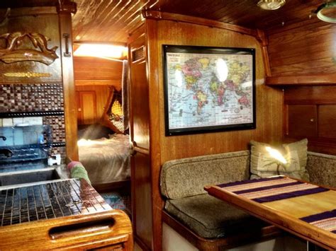 Sailboat interior. Westsail 28 #sailboatinterior | Sailboat interior, Sailboat, Sailing