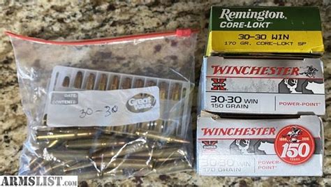 ARMSLIST - For Sale: 3030 ammo