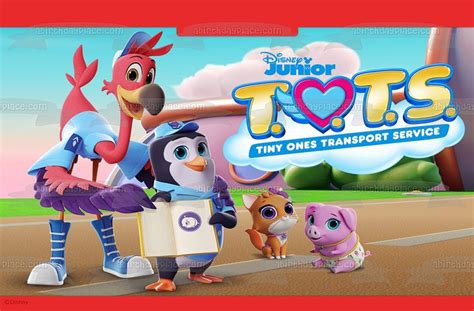 the poster for disney junior tots tiny ones transport service ...