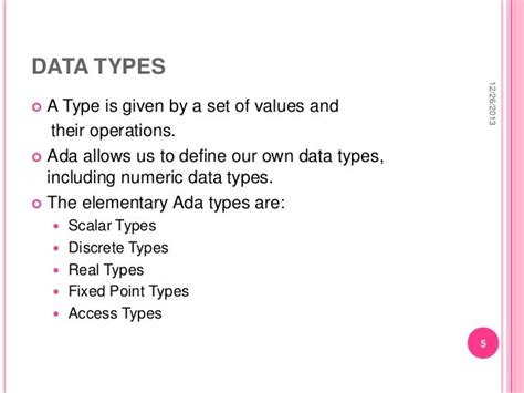 ADA programming language