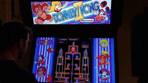 Donkey Kong II Arcade Cabinet Hack MAME Gameplay w/ Hypermarquee - YouTube