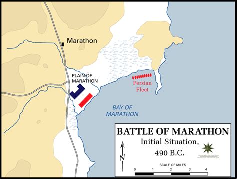 Map: Battle of Marathon