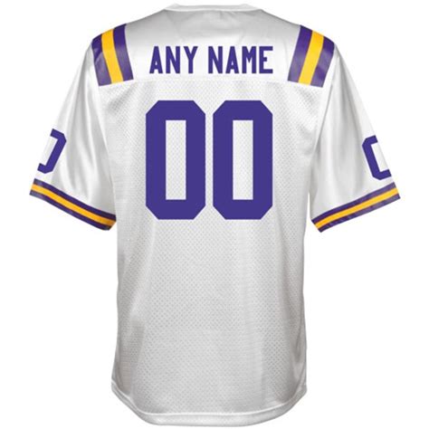 Nike LSU Tigers Custom Football Jersey-White | Official LSU Tigers Store