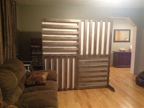 Diy Wall Divider Screen Pallet Inspired With Rice Paper Back Pallettes Ideas Dividers Screens ...