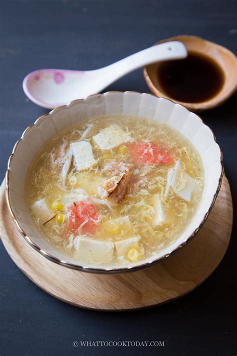 Easy One-Pot Tofu Crab Meat Soup