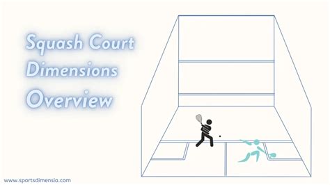 Squash Court Dimensions - Sports Dimensia