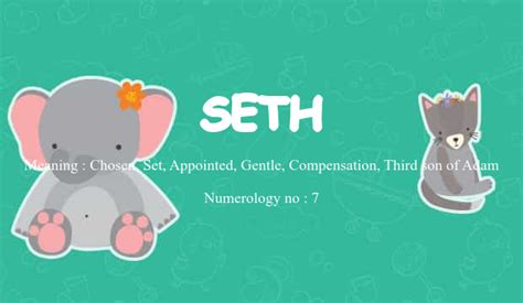 Seth Name Meaning