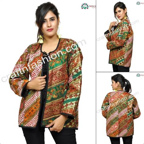 Indian Traditional Handmade Vintage Gujarati Garba Style Jacket - Megh Craft | eBay | Colorful ...