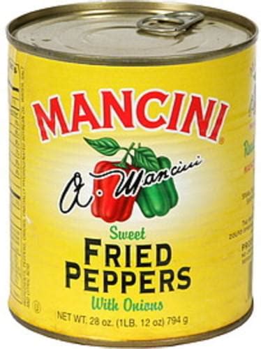 Mancini Sweet with Onions Fried Peppers - 28 oz, Nutrition Information ...