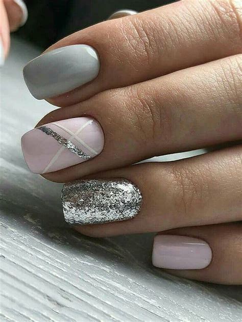 #grey #nail #nails #naildesigns #beautiful #nailart #nailstyle #nailcare #nailfashion. Bes ...