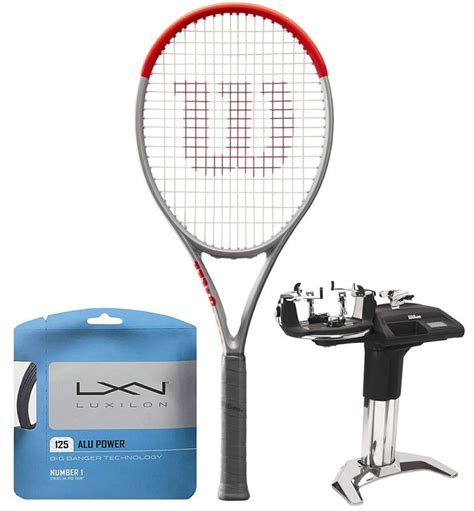 Tennis racket Wilson Clash 100 PRO Silver + string + stringing | Tennis ...