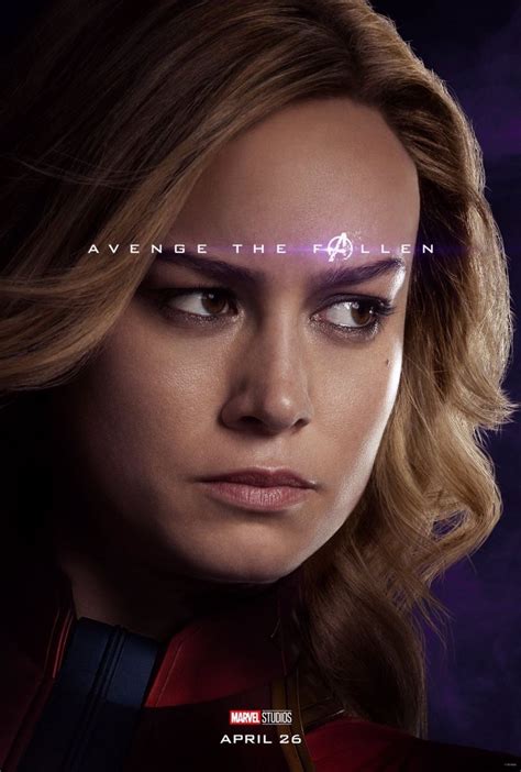 Brie Larson – Avengers: Endgame (2019) Promo Poster • CelebMafia