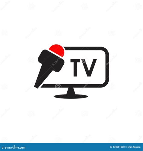 TV or Television Channel Logo Design Template Stock Vector ...