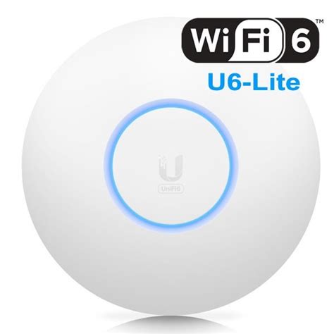 Ubiquiti UniFi 6 Lite (U6-Lite) Wi-Fi 6 (802.11ax) Access Point Dual-Band 1.5Gbps 2x2 MU-MIMO ...