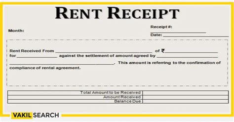 House Rent Receipt Format Download: Generate It Online