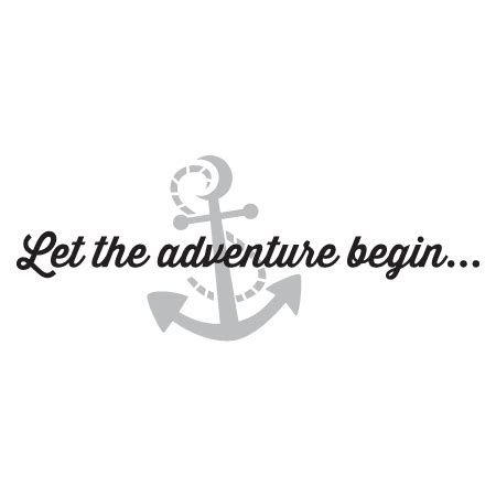 Let The Adventure Begin Wall Quotes™ Decal | WallQuotes.com