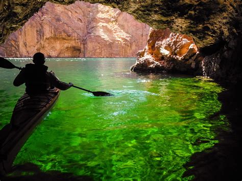 You Can Kayak Into Emerald Cave Right Outside Of Nevada