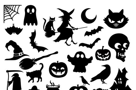 Scary HALLOWEEN! SVG Bundle - 25 files By Big Design | TheHungryJPEG