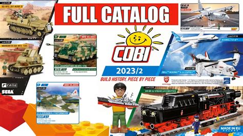 Full COBI catalog 2023/2 - Tanks, planes, battleships, cars - #cobi - YouTube