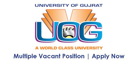 University of Gujrat UOG Jobs June 2023