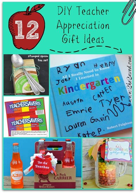 12 DIY Teacher Appreciation Gift Ideas - SheSaved®