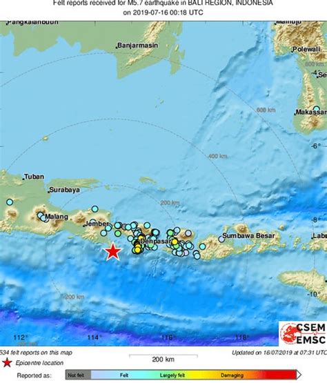 Bali Earthquake: Magnitude-5.7 quake rocks Indonesia - Is there a ...