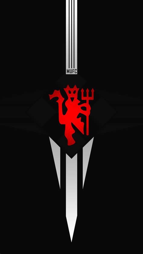 Man United HD Logo Wallpapers for iPhone and Android mobiles - Man Utd Core